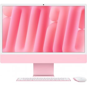 Apple iMac 24" Retina 4,5K, (MWV43) (M4, 10-ядер CPU, 10-ядер GPU, 16 ГБ, 256 ГБ SSD, 2024), Розовый