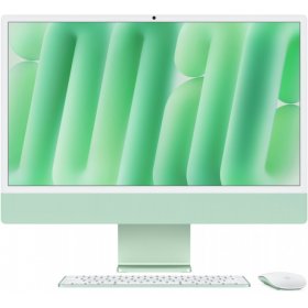 Apple iMac 24" Retina 4,5K, (MWUE3) (M4, 8-ядер CPU, 8-ядер GPU, 16 ГБ, 256 ГБ SSD, 2024), Зелёный