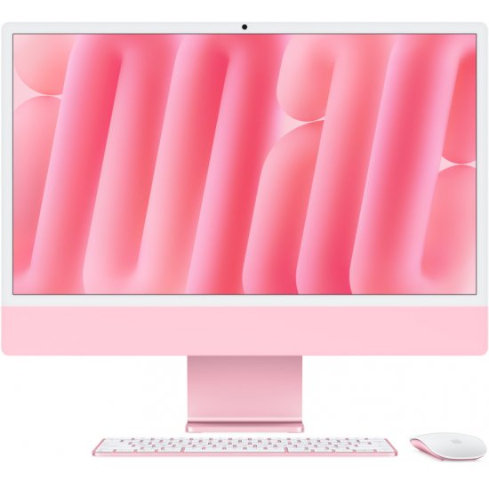 Apple iMac 24" Retina 4,5K, (MWV43) (M4, 10-ядер CPU, 10-ядер GPU, 16 ГБ, 256 ГБ SSD, 2024), Розовый