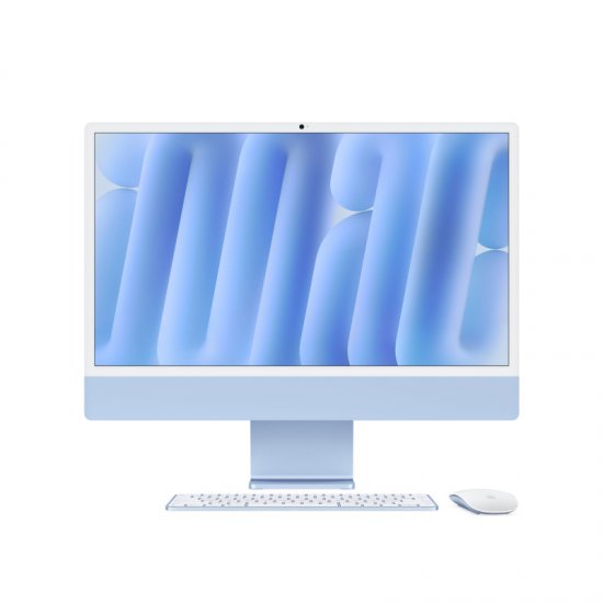 Изображение Apple iMac 24" Retina 4,5K, (MWV13) (M4, 10-ядер CPU, 10-ядер GPU, 16 ГБ, 256 ГБ SSD, 2024), Голубой