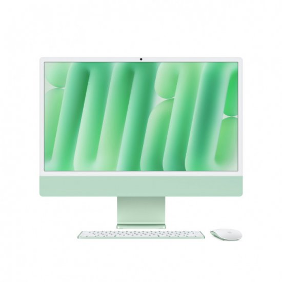 Изображение Apple iMac 24" Retina 4,5K, (MWUY3) (M4, 10-ядер CPU, 10-ядер GPU, 16 ГБ, 256 ГБ SSD, 2024), Зелёный